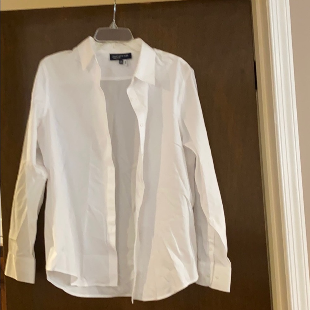 Crisp White Button Down Shirt